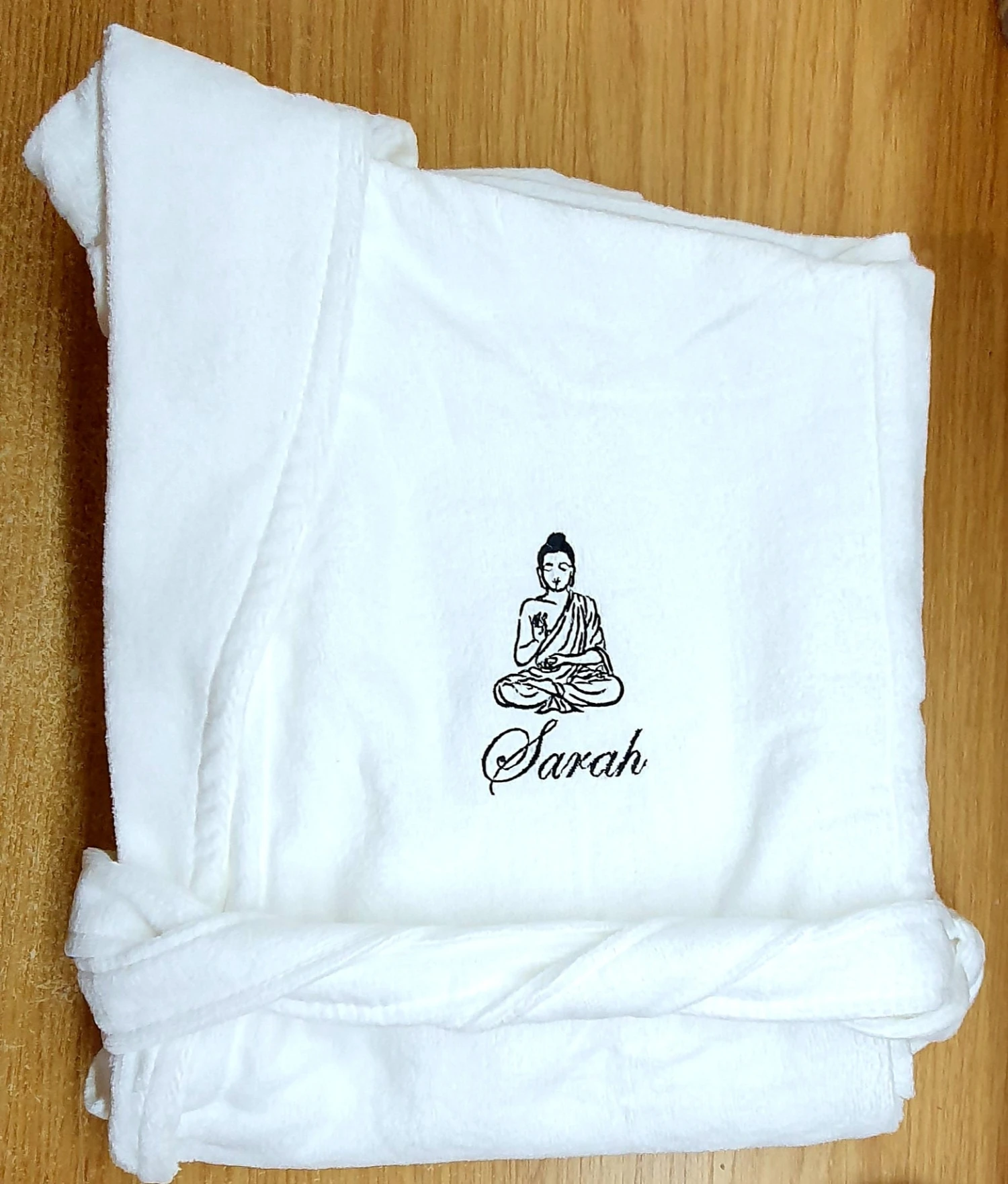 Buddha Personalised Embroidered Quality Bath Robe Birthday Valentine Christmas 4 Buddha Personalised Embroidered Quality Bath Robe Birthday Valentine Christmas - Image 2