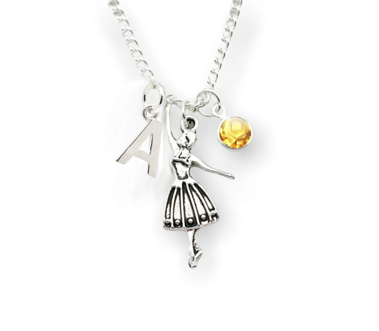 Ballerina Necklace ∙ Birthday Gift Idea ∙ Sterling Silver ∙ Personalised Dancer Necklace ∙ Girl Gift ∙ Initial Necklace ∙ Christmas 4 Ballerina Necklace ∙ Birthday Gift Idea ∙ Sterling Silver ∙ Personalised Dancer Necklace ∙ Girl Gift ∙ Initial Necklace ∙ Christmas - Image 2