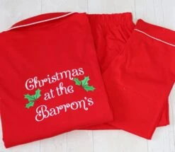 Christmas Red Cotton Pyjamas