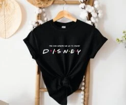 Ladies The One Where We Go To Disney T-shirt - Womens Girls Friends Disneyland Holiday Gift Top Birthday Christmas Gift Top