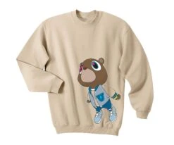 Kanye West Graduation Bear Sweatshirt - Kanye West Sweatshirt - Kanye West Graduation -Jeen-Yuhs - Ye Sweatshirt - Kanye Christmas Gift