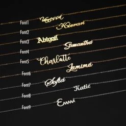 Silver Personalised Name Necklace, Birthday Gifts For Her, Personalized Engraved Jewelry, 18K Gold Plated Necklace, Christmas Gifts For Her 20 Silver Personalised Name Necklace, Birthday Gifts For Her, Personalized Engraved Jewelry, 18K Gold Plated Necklace, Christmas Gifts For Her -Jewellery Paradise il fullxfull.3847835655 r0d8