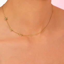 Sideways Letter Asymmetrical Delicate Initial Tiny Letter Necklace, 14k Gold Plated Birthstone Minimalist Dainty Necklace, Christmas Gift 12 Sideways Letter Asymmetrical Delicate Initial Tiny Letter Necklace, 14k Gold Plated Birthstone Minimalist Dainty Necklace, Christmas Gift -Jewellery Paradise il fullxfull.3883024134 3ztc