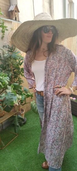 Silk Kimono/ Women's Kimono/ Vintage Kimono/ Boho Kimono/ Handmade/ Boho/ Kimono Dress/gift Ideas/hippie Chic/boho/Christmas Gift -Jewellery Paradise il fullxfull.3912000850 7w61