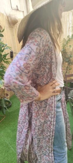 Silk Kimono/ Women's Kimono/ Vintage Kimono/ Boho Kimono/ Handmade/ Boho/ Kimono Dress/gift Ideas/hippie Chic/boho/Christmas Gift -Jewellery Paradise il fullxfull.3912000872 nm2a