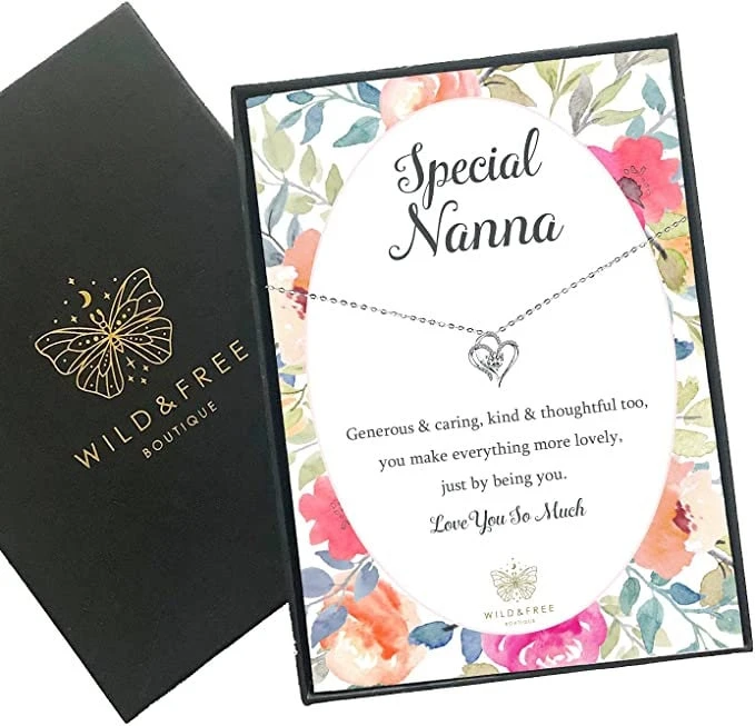 Nanna Necklace Jewellery Gift Present With Special Thoughtful Words And Beautiful Gift Box Perfect For Birthday Mothers Day Or Christmas 3 Nanna Necklace Jewellery Gift Present With Special Thoughtful Words And Beautiful Gift Box Perfect For Birthday Mothers Day Or Christmas