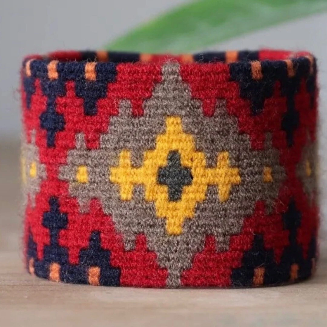 Woven Cord Friendship Bracelet, Geometric Woven Friendship Bracelets, Wide Design Surfer Bracelet - Christmas Gift For Friends 3 Woven Cord Friendship Bracelet, Geometric Woven Friendship Bracelets, Wide Design Surfer Bracelet - Christmas Gift For Friends