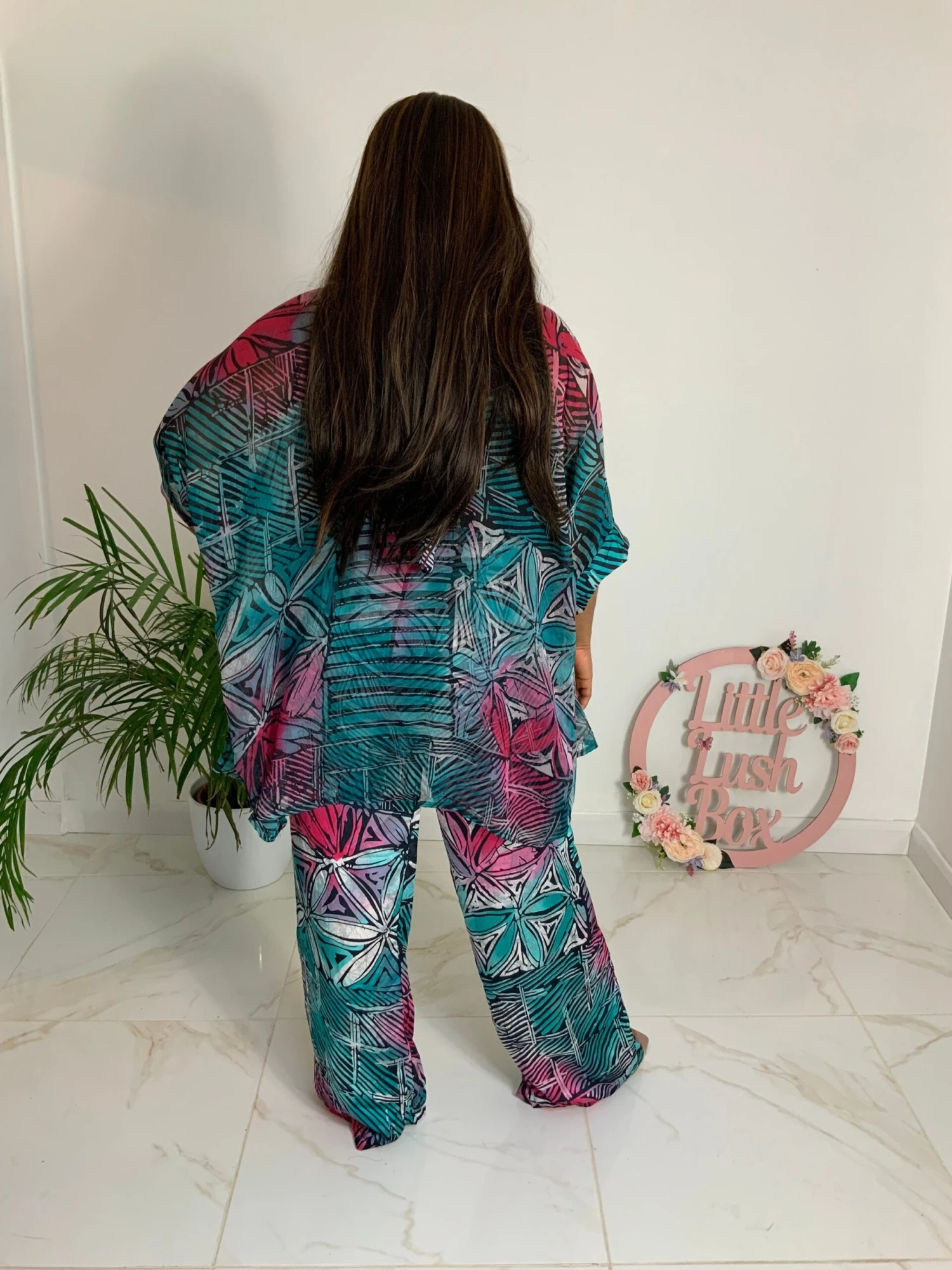 Party Dress Outfit Kimono And Trouser Outfit Set Summer Outfit Occasion Christmas Outfit 7 Party Dress Outfit Kimono And Trouser Outfit Set Summer Outfit Occasion Christmas Outfit - Image 5
