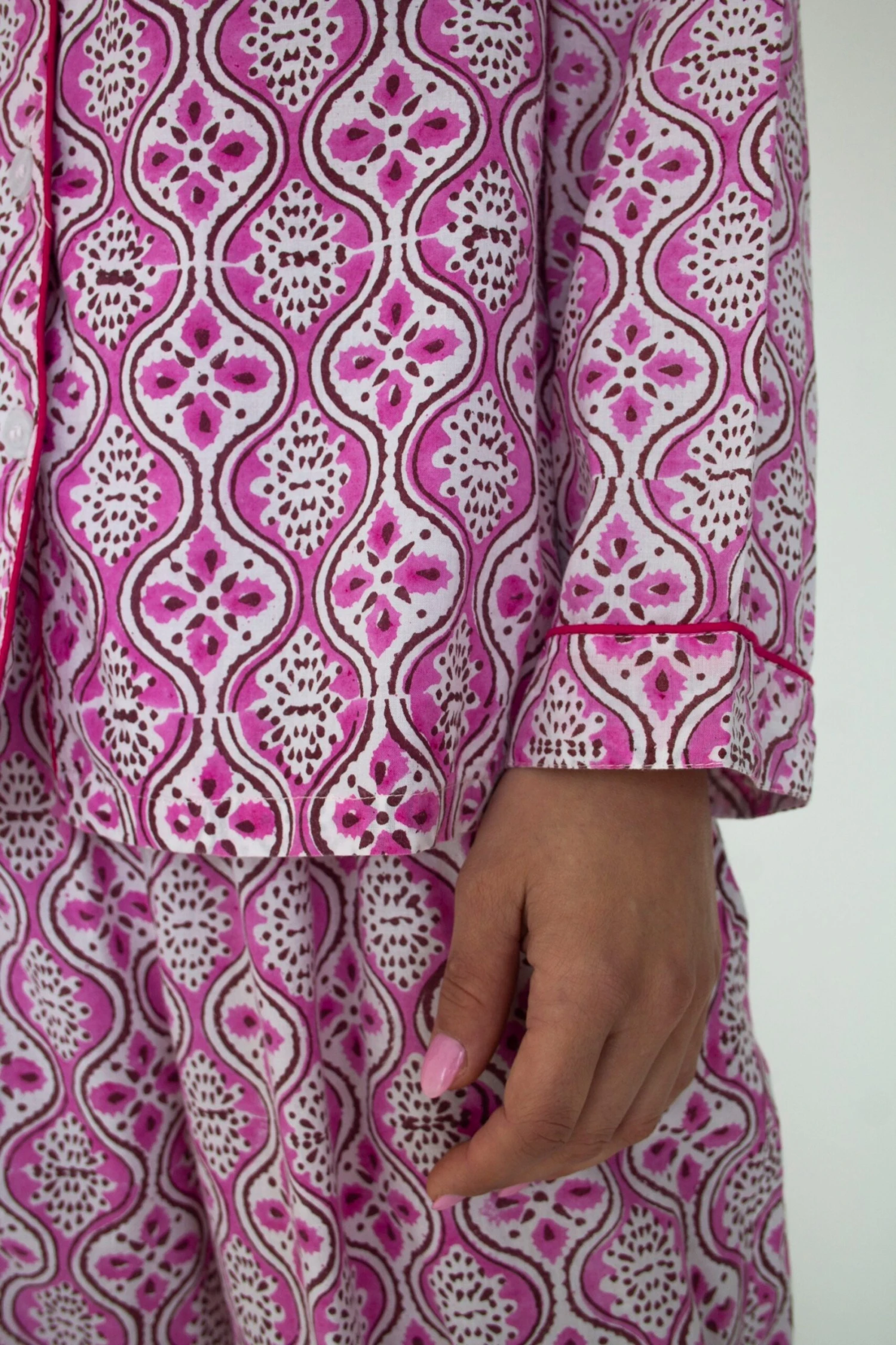 Pure 100% Breathable Organic Cotton Pyjamas,long Cotton Ladies Pj Set,unique Print Christmas Pajama,pretty Women’s Sleepwear,gift For Her,.. 6 Pure 100% Breathable Organic Cotton Pyjamas,long Cotton Ladies Pj Set,unique Print Christmas Pajama,pretty Women’s Sleepwear,gift For Her,.. - Image 4