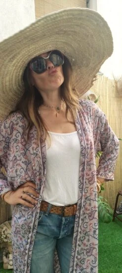 Silk Kimono/ Women's Kimono/ Vintage Kimono/ Boho Kimono/ Handmade/ Boho/ Kimono Dress/gift Ideas/hippie Chic/boho/Christmas Gift -Jewellery Paradise il fullxfull.3959500301 949b