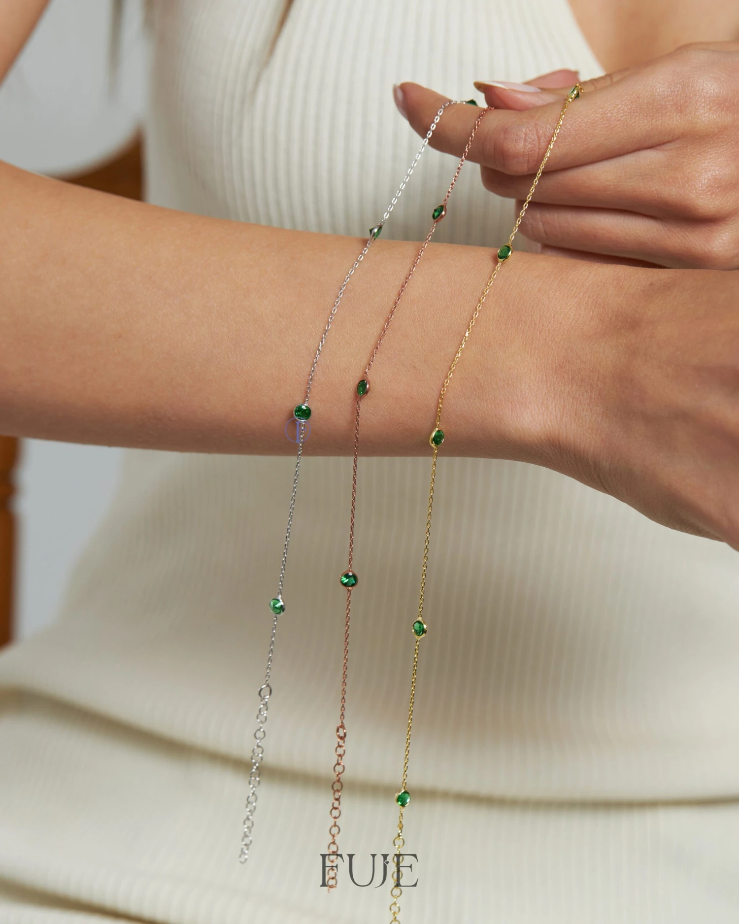 925 Silver Bracelet With Multiple Stones, Christmas Gift For Her, Minimalist Bracelets For Women, Best Friend Birthday Gift For Mom 10 925 Silver Bracelet With Multiple Stones, Christmas Gift For Her, Minimalist Bracelets For Women, Best Friend Birthday Gift For Mom - Image 8