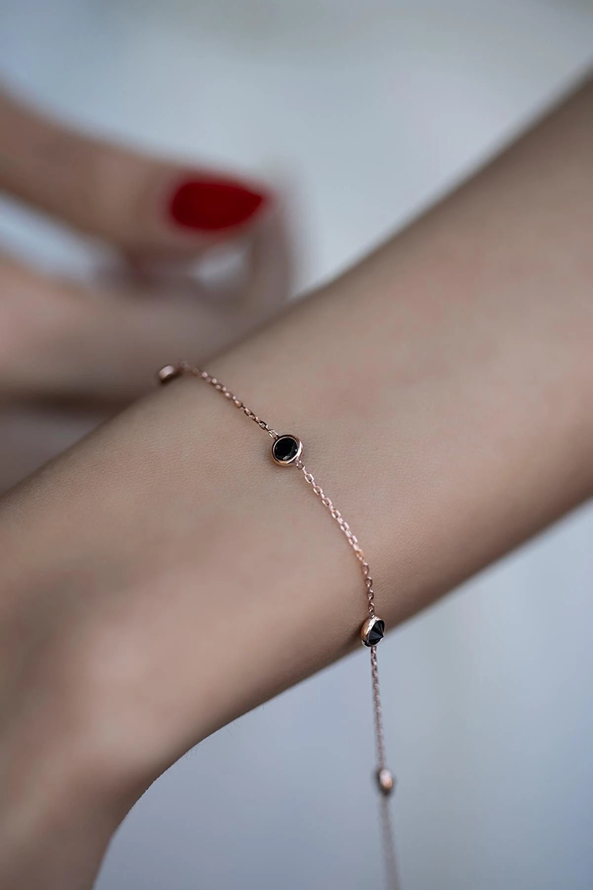 925 Silver Bracelet With Multiple Stones, Christmas Gift For Her, Minimalist Bracelets For Women, Best Friend Birthday Gift For Mom 6 925 Silver Bracelet With Multiple Stones, Christmas Gift For Her, Minimalist Bracelets For Women, Best Friend Birthday Gift For Mom - Image 4