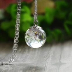 Real Dandelion Necklace, Make A Wish, Blown Glass Bead, Christmas Gift, Inspirational Jewellery 10 Real Dandelion Necklace, Make A Wish, Blown Glass Bead, Christmas Gift, Inspirational Jewellery -Jewellery Paradise il fullxfull.4003555801 hn97