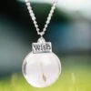 Real Dandelion Necklace, Make A Wish, Blown Glass Bead, Christmas Gift, Inspirational Jewellery -Jewellery Paradise il fullxfull.4003639595 g8k0