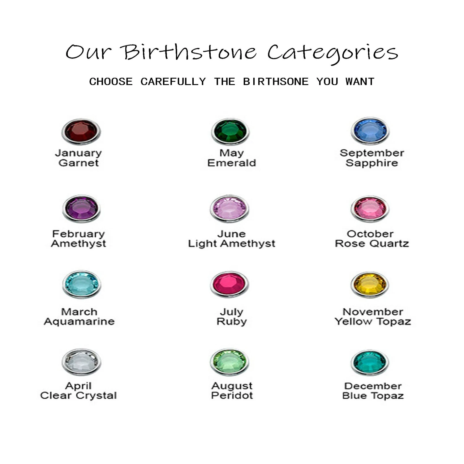 Birthstone Flower Necklace, Personalized Name Necklace With Birthstone, Birthday Gift, Gift For Mom, Personalized Jewelry, Christmas Gift 10 Birthstone Flower Necklace, Personalized Name Necklace With Birthstone, Birthday Gift, Gift For Mom, Personalized Jewelry, Christmas Gift - Image 8