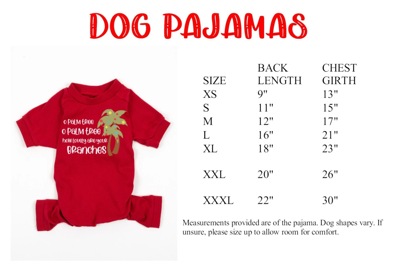 O Palm Tree How Lovely Are Your Branches Red Top Striped Christmas Pajamas - Beach Christmas - Nautical Christmas - Coastal Christmas 5 O Palm Tree How Lovely Are Your Branches Red Top Striped Christmas Pajamas - Beach Christmas - Nautical Christmas - Coastal Christmas - Image 3
