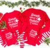 Starfish Wishes And Mistletoe Kisses Red Top Striped Christmas Pajamas - Beach Christmas - Nautical Christmas - Coastal Christmas 1 Starfish Wishes And Mistletoe Kisses Red Top Striped Christmas Pajamas - Beach Christmas - Nautical Christmas - Coastal Christmas -Jewellery Paradise il fullxfull.4017030828 knj6