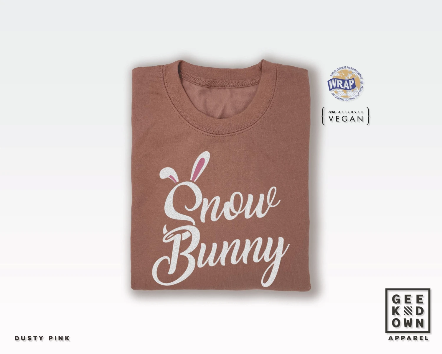 Snow Bunny Sweatshirt Jumper (christmas Sweatshirts / Christmas Sweater / Cute Xmas Jumper / Secret Santa / Funny Xmas / Cute Xmas) 5 Snow Bunny Sweatshirt Jumper (christmas Sweatshirts / Christmas Sweater / Cute Xmas Jumper / Secret Santa / Funny Xmas / Cute Xmas) - Image 3