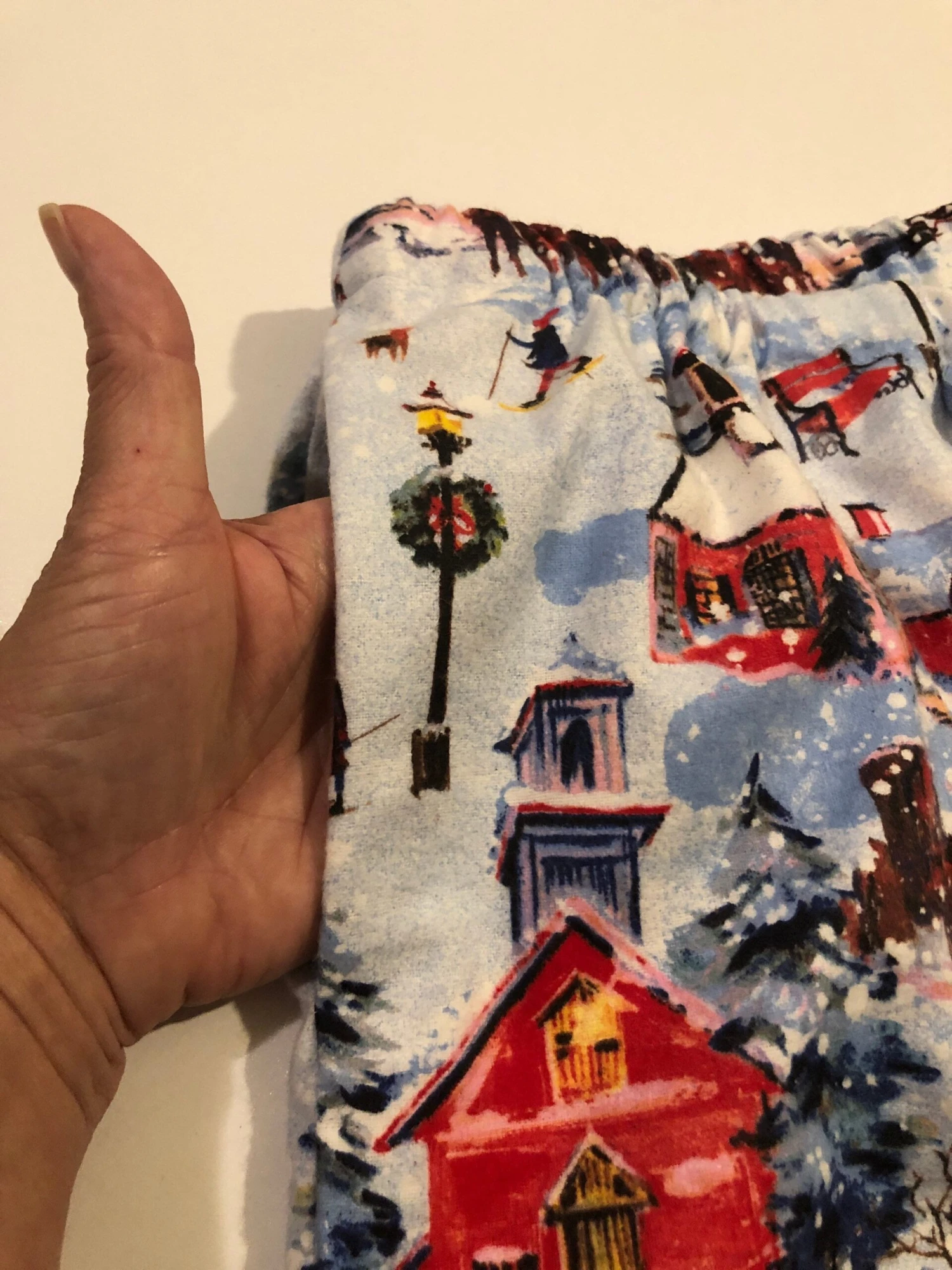 Christmas Village Flannel Pajama Pants, Lounge Pants, Sleep Bottoms, Matching Family Pj's, Available Is Sizes XS-XXL,with "DEEP" Pockets! 8 Christmas Village Flannel Pajama Pants, Lounge Pants, Sleep Bottoms, Matching Family Pj's, Available Is Sizes XS-XXL,with "DEEP" Pockets! - Image 6