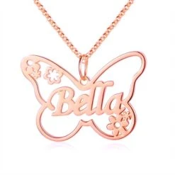 Butterfly Name Necklace, Gold Plated On 925 Silver - Making A Very Impressive Beautiful Christmas, Birthday, Wedding Gift -Jewellery Paradise il fullxfull.4057919002 nz35
