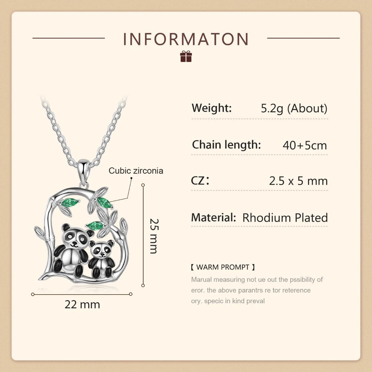 Double Panda Heart Shape Necklace. White Gold Plated- Making A Very Impressive Beautiful Christmas, Birthday, Wedding Gift 5 Double Panda Heart Shape Necklace. White Gold Plated- Making A Very Impressive Beautiful Christmas, Birthday, Wedding Gift - Image 3