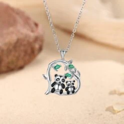 Double Panda Heart Shape Necklace. White Gold Plated- Making A Very Impressive Beautiful Christmas, Birthday, Wedding Gift 11 Double Panda Heart Shape Necklace. White Gold Plated- Making A Very Impressive Beautiful Christmas, Birthday, Wedding Gift -Jewellery Paradise il fullxfull.4058675558 n7ys