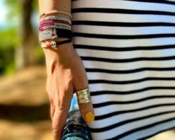 Handwoven Bracelet Set Of Five, Matching Bracelet, Adjustable Bracelet Set For Women, Beach Festival Accessory, Christmas Gift -Jewellery Paradise il fullxfull.4060680462 9usn