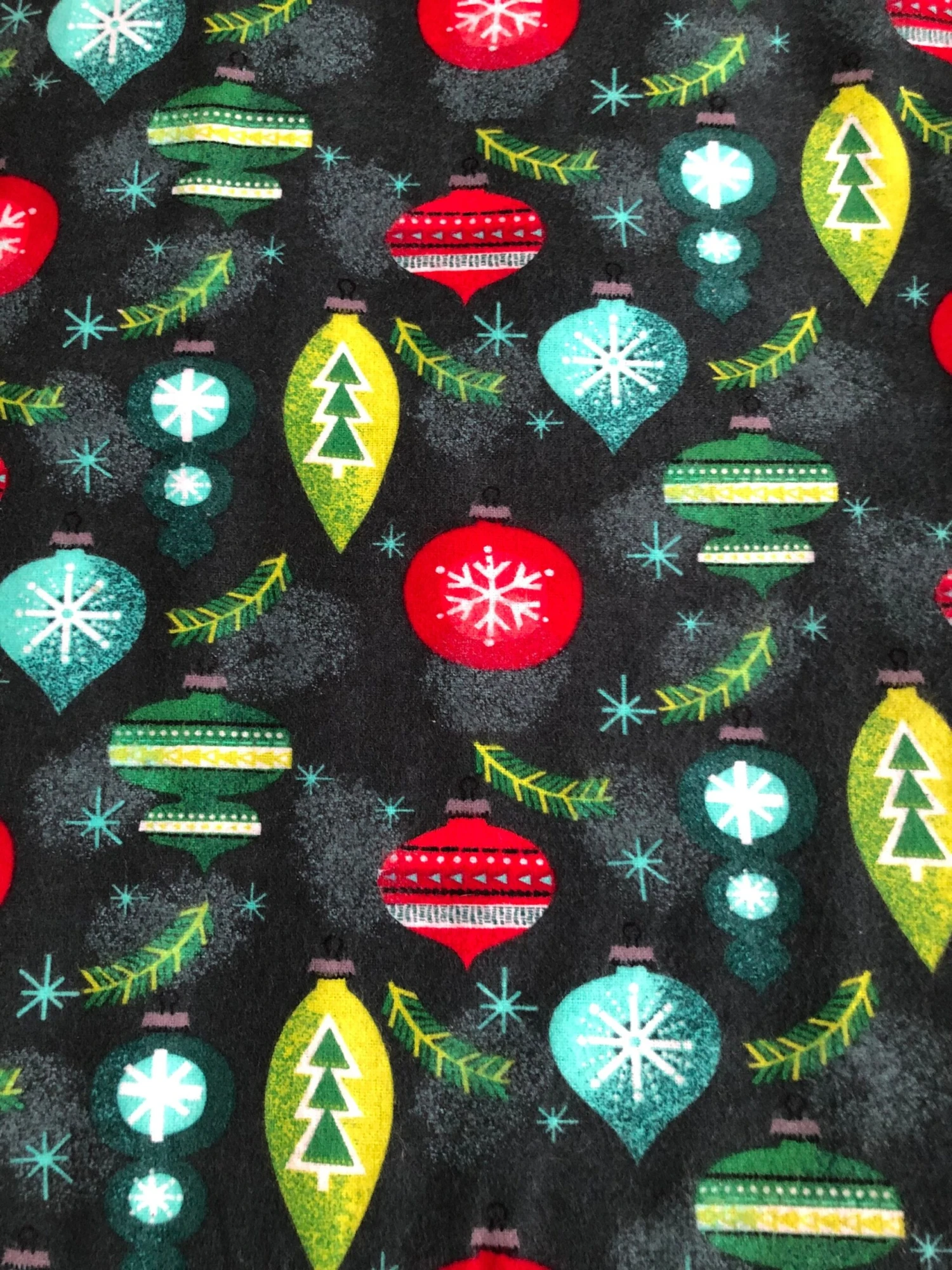 Christmas Ornament On Green Flannel Pajama Pants, Lounge Pants, Sleep Bottoms, Matching Family Pj's, Available Is Sizes XS-XXL 3 Christmas Ornament On Green Flannel Pajama Pants, Lounge Pants, Sleep Bottoms, Matching Family Pj's, Available Is Sizes XS-XXL