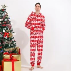 2022 Fleece Family Matching Pajama Family Christmas Pjamas Couples Matching Sleepwear Christmas Pajamas Outfit -Jewellery Paradise il fullxfull.4074492672 sog4