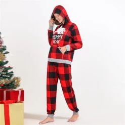 Hooded Family Matching Pajama Family Christmas Pjamas Couples Matching Sleepwear Christmas Pajamas Outfit -Jewellery Paradise il fullxfull.4076142844 lcy8