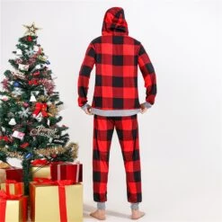 Hooded Family Matching Pajama Family Christmas Pjamas Couples Matching Sleepwear Christmas Pajamas Outfit -Jewellery Paradise il fullxfull.4076157604 dxts