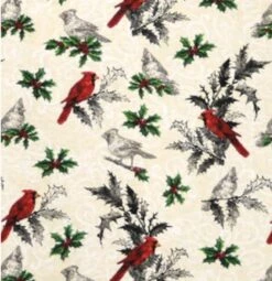 Christmas Cardinal Flannel Pajama Pants, Lounge Pants, Sleep Bottoms, Matching Family Pj's, Available Is Sizes XS-XXL