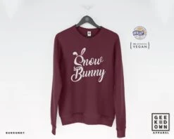 Snow Bunny Sweatshirt Jumper (christmas Sweatshirts / Christmas Sweater / Cute Xmas Jumper / Secret Santa / Funny Xmas / Cute Xmas)