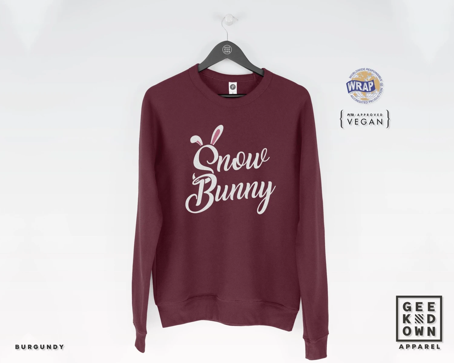 Snow Bunny Sweatshirt Jumper (christmas Sweatshirts / Christmas Sweater / Cute Xmas Jumper / Secret Santa / Funny Xmas / Cute Xmas) 3 Snow Bunny Sweatshirt Jumper (christmas Sweatshirts / Christmas Sweater / Cute Xmas Jumper / Secret Santa / Funny Xmas / Cute Xmas)