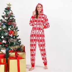 2022 Fleece Family Matching Pajama Family Christmas Pjamas Couples Matching Sleepwear Christmas Pajamas Outfit -Jewellery Paradise il fullxfull.4122136607 fg60