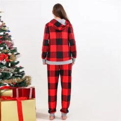 Hooded Family Matching Pajama Family Christmas Pjamas Couples Matching Sleepwear Christmas Pajamas Outfit -Jewellery Paradise il fullxfull.4123787665 3h4s