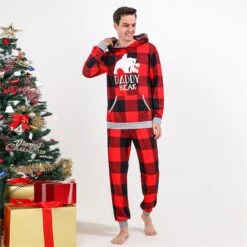 Hooded Family Matching Pajama Family Christmas Pjamas Couples Matching Sleepwear Christmas Pajamas Outfit -Jewellery Paradise il fullxfull.4123789311 svai