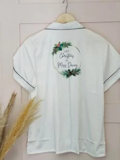 Last Christmas As A Miss / First Christmas As A Mrs Satin Pj's