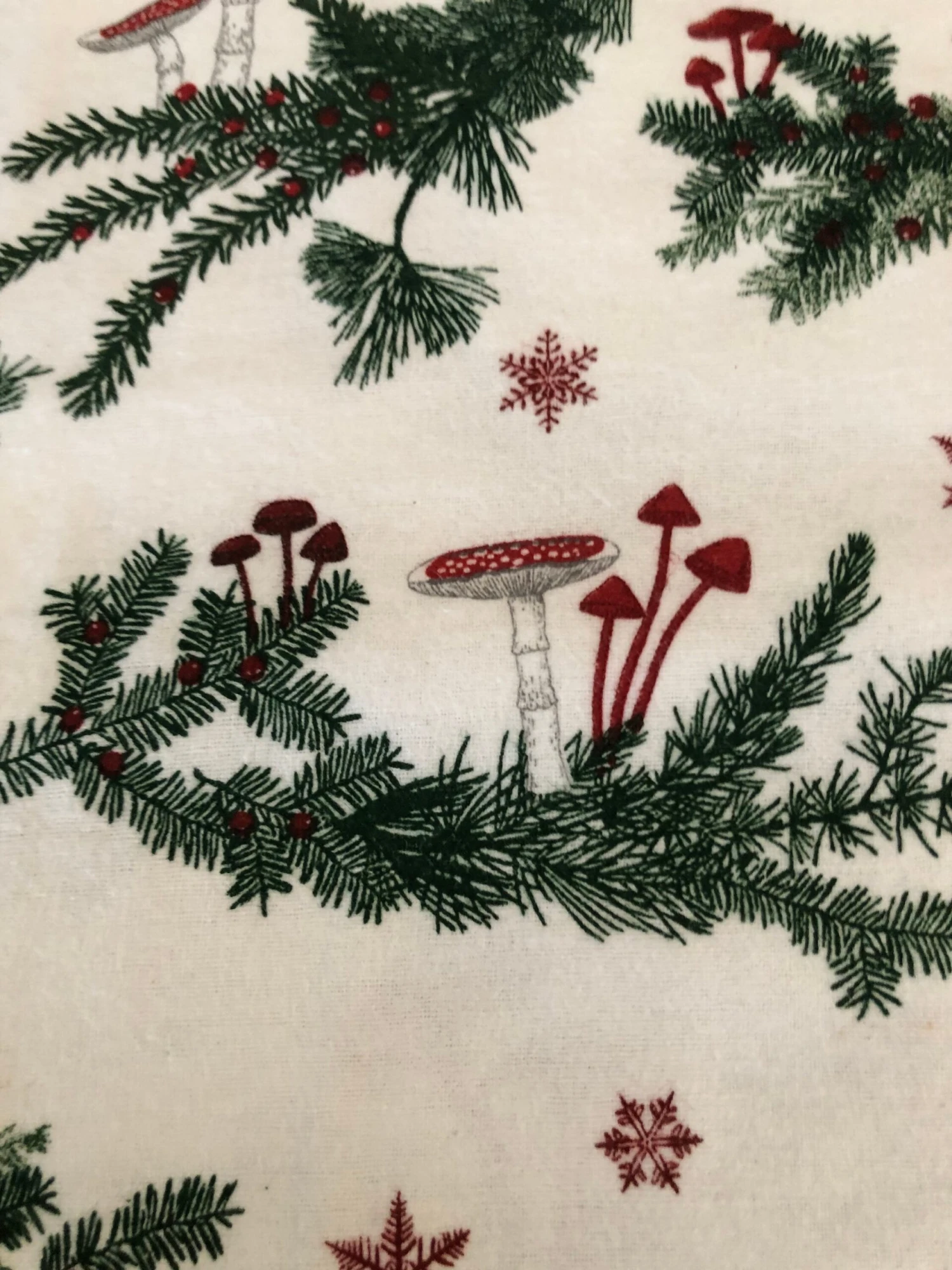 Christmas Mushroom And Plaid Flannel Pajama Pants, Lounge Pants, Sleep Bottoms,Family Pj's, Available Is Sizes XS-XXL, Buffalo Plaid 4 Christmas Mushroom And Plaid Flannel Pajama Pants, Lounge Pants, Sleep Bottoms,Family Pj's, Available Is Sizes XS-XXL, Buffalo Plaid - Image 2