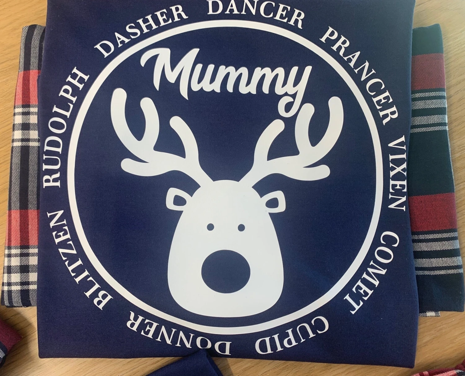 Personalised Christmas Pyjamas Rudolph Reindeer Pyjamas Matching Pyjamas Tartan Loungewear Adult Christmas Pyjamas 4 Personalised Christmas Pyjamas Rudolph Reindeer Pyjamas Matching Pyjamas Tartan Loungewear Adult Christmas Pyjamas - Image 2