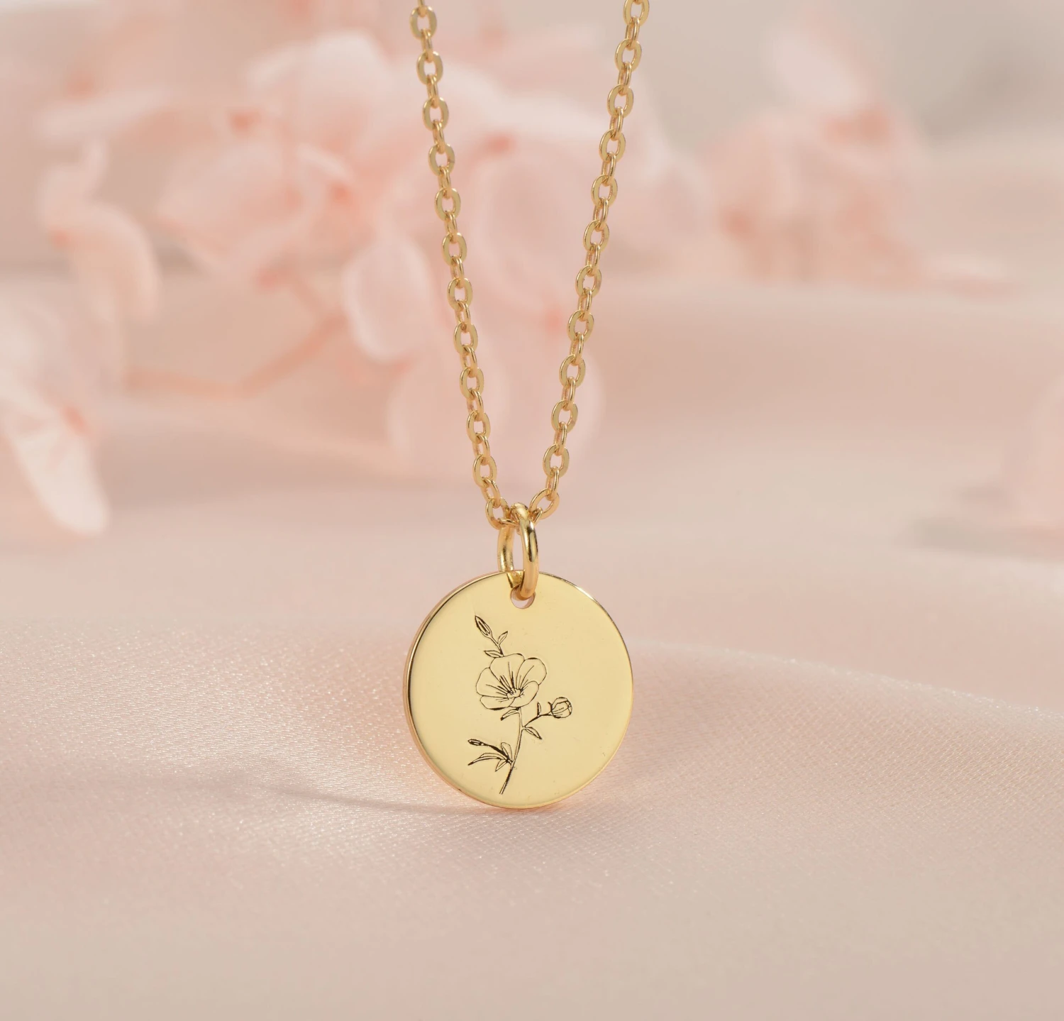 Personalized Birth Month Flower Bouquet Charm Necklace, Mothers Day Jewelry Gift, Best Friend, Birthday Present, Christmas Present 8 Personalized Birth Month Flower Bouquet Charm Necklace, Mothers Day Jewelry Gift, Best Friend, Birthday Present, Christmas Present - Image 6