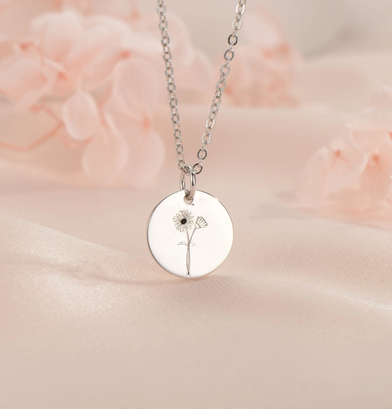 Personalized Birth Month Flower Bouquet Charm Necklace, Mothers Day Jewelry Gift, Best Friend, Birthday Present, Christmas Present 9 Personalized Birth Month Flower Bouquet Charm Necklace, Mothers Day Jewelry Gift, Best Friend, Birthday Present, Christmas Present - Image 7