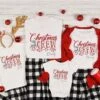 Cute Matching Family Christmas T- Shirts, Matching Family Xmas Top, Christmas Tshirts, Festive Family T-Shirts Short Sleeved Tee 1 Cute Matching Family Christmas T- Shirts, Matching Family Xmas Top, Christmas Tshirts, Festive Family T-Shirts Short Sleeved Tee -Jewellery Paradise il fullxfull.4187530784 kcjw