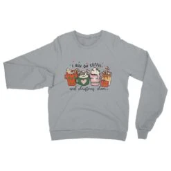 Christmas Sweatshirt, I Run On Coffee And Christmas Cheer Sweatshirt, Funny Christmas Jumper, Xmas Sweatshirt For Men Women, Christmas Gif -Jewellery Paradise il fullxfull.4188787785 7ybh
