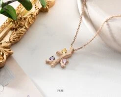 Personalized Cactus Necklace With Birthstones, Personalised Necklace, Christmas Gift For Her, Birthstone Necklace, Silver Handmade Jewellery 19 Personalized Cactus Necklace With Birthstones, Personalised Necklace, Christmas Gift For Her, Birthstone Necklace, Silver Handmade Jewellery -Jewellery Paradise il fullxfull.4201248437 b85s