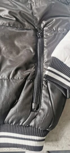 Oogie Boogie Black White Puffer Baseball Winter Coat Varsity Jacket Hoodie Hoody Jack Skellington Nightmare Before Christmas NBC Tim Burton -Jewellery Paradise il fullxfull.4207685540 4n1l