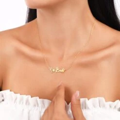 Personalised Name Necklace With Butterfly, Personalised Necklace, Silver Necklace, Christmas Gift 9 Personalised Name Necklace With Butterfly, Personalised Necklace, Silver Necklace, Christmas Gift -Jewellery Paradise il fullxfull.4207766806 8z2e