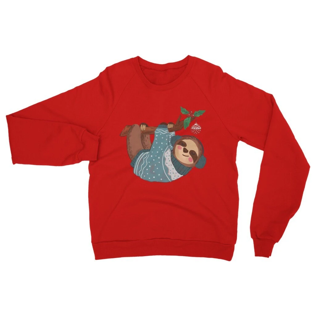 Christmas Sweatshirt, Sloth Sweatshirt, Cute Animal Christmas Jumper, Xmas Sweatshirt For Men Women, Christmas Gift 11 Christmas Sweatshirt, Sloth Sweatshirt, Cute Animal Christmas Jumper, Xmas Sweatshirt For Men Women, Christmas Gift - Image 9