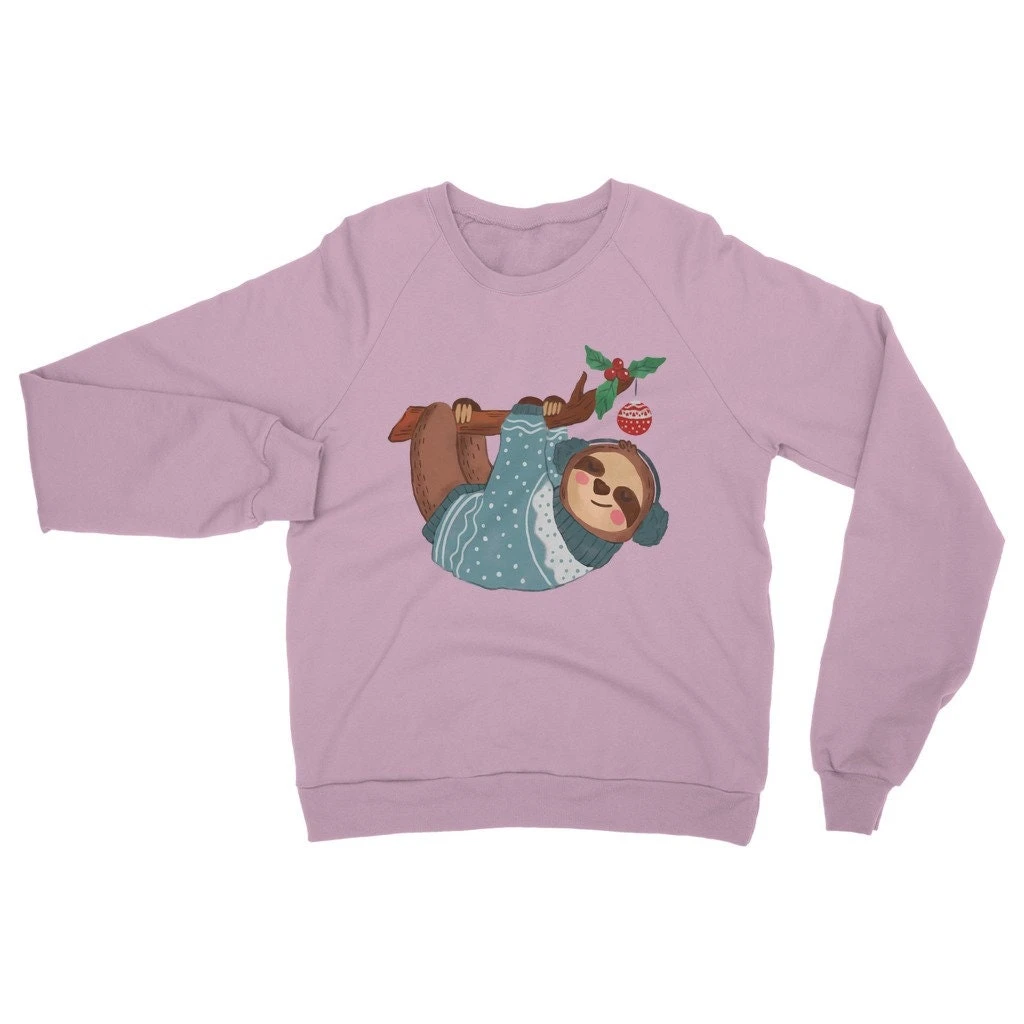 Christmas Sweatshirt, Sloth Sweatshirt, Cute Animal Christmas Jumper, Xmas Sweatshirt For Men Women, Christmas Gift 7 Christmas Sweatshirt, Sloth Sweatshirt, Cute Animal Christmas Jumper, Xmas Sweatshirt For Men Women, Christmas Gift - Image 5