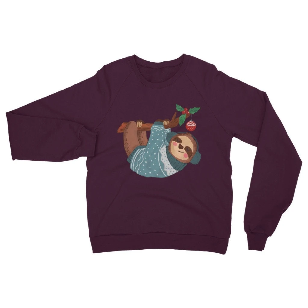 Christmas Sweatshirt, Sloth Sweatshirt, Cute Animal Christmas Jumper, Xmas Sweatshirt For Men Women, Christmas Gift 6 Christmas Sweatshirt, Sloth Sweatshirt, Cute Animal Christmas Jumper, Xmas Sweatshirt For Men Women, Christmas Gift - Image 4